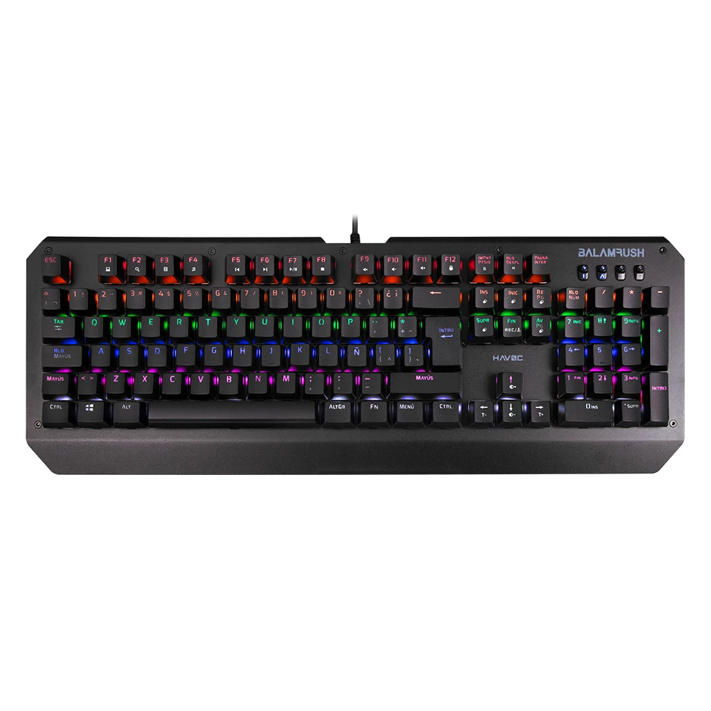 Teclado Alámbrico Mecánico 100% | Havoc KG740 | Negro