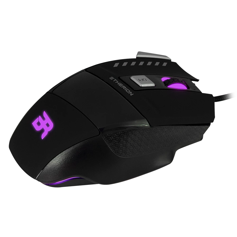 Mouse Gamer | Etherion GM740 | Alámbrico USB / 3,500 DPI's a 6 Niveles LED / 6 Botones