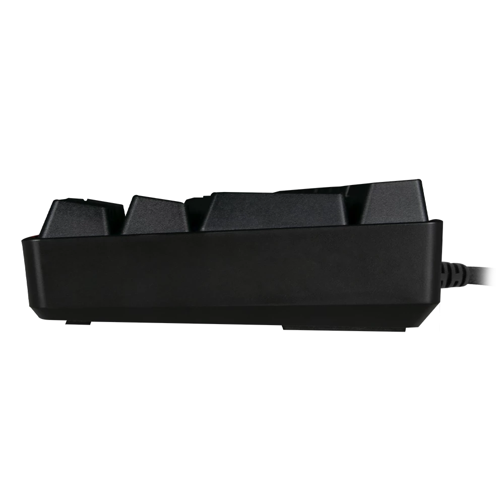 Teclado Mecánico 60% | Dominate GK550 | Negro Alámbrico USB  Switch Azul  Cuerpo Metálico | Negro