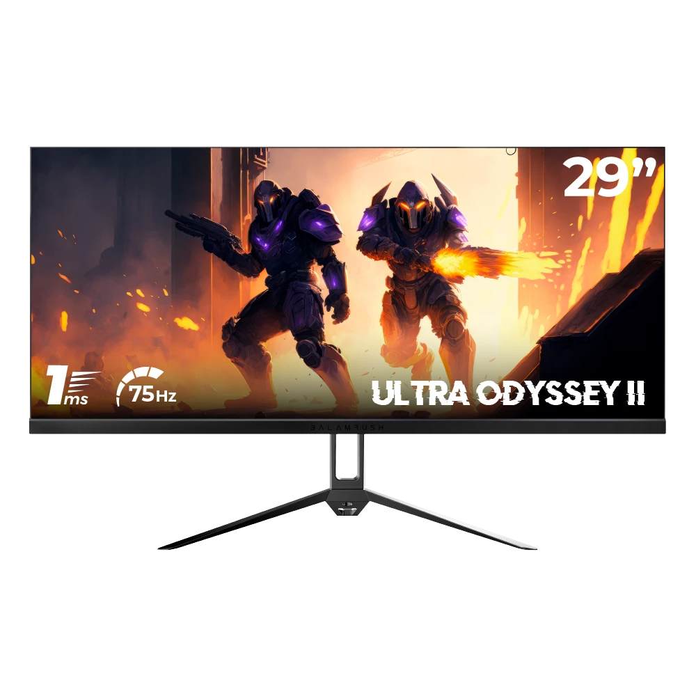 Monitor Gamer Plano  29" Ultra Odyssey II MGF29P BOE ADS + 75 Hz + 1 ms + WFHD / 1x HDMI 2.1 + 1x DP + 3.5mm + Tipo C 15 W / Negro