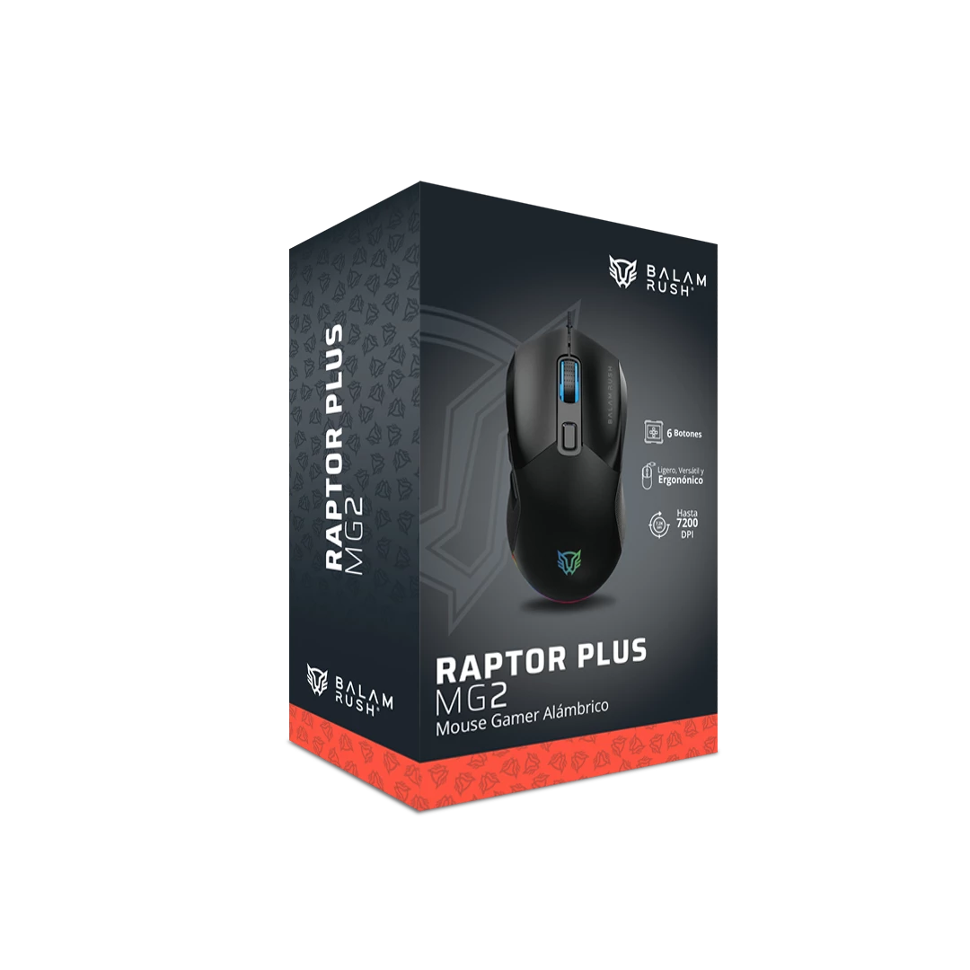 Mouse Gamer Alambrico | Raptor Plus MG2