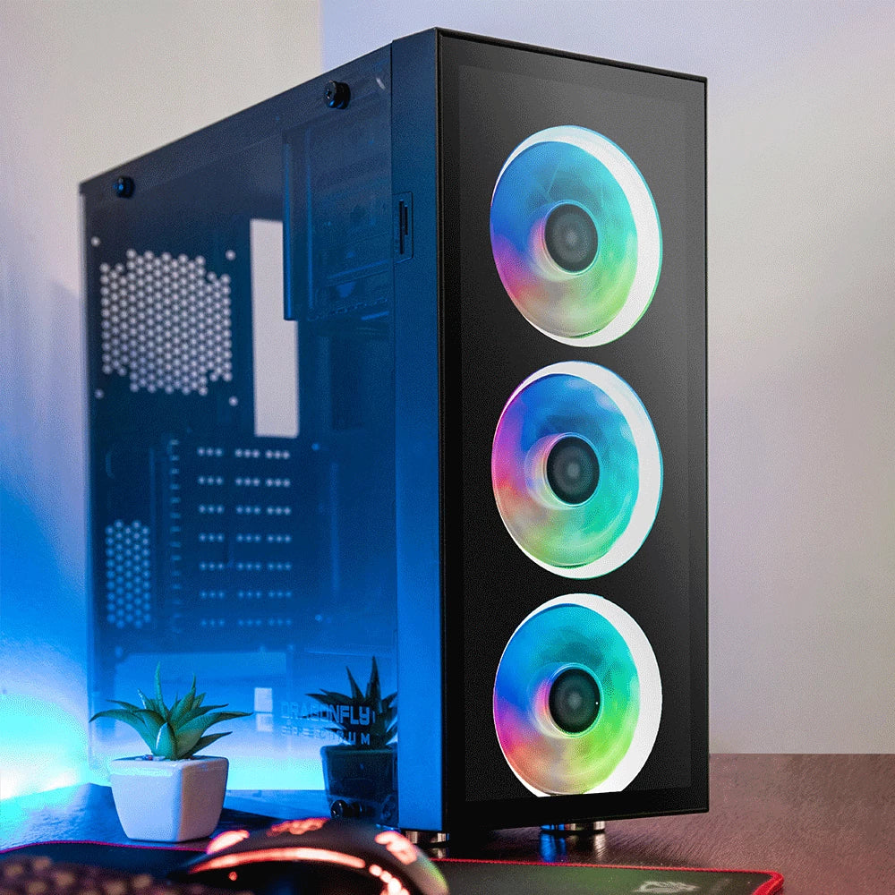 Gabinete Media Torre | Dragonfly GM320 | Negro