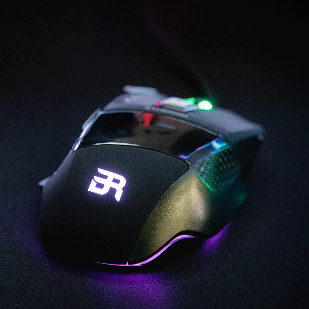 Mouse Alámbrico | Etherion GM740 | Negro