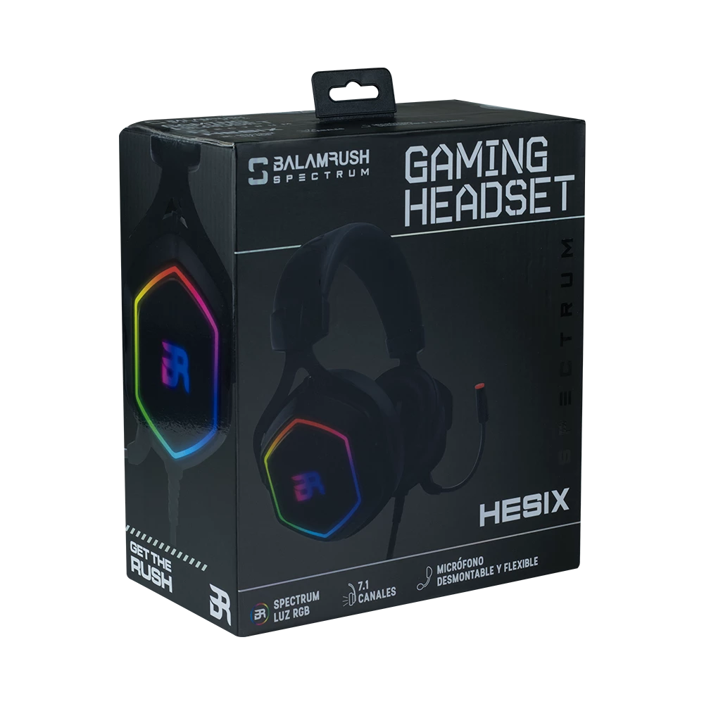 Audífonos para Gamer Alámbricos Over-Ear | Hesix HS760 | Negro