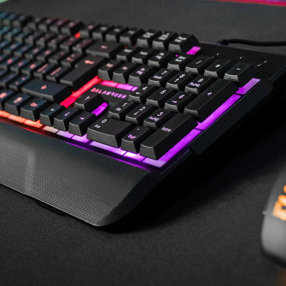 Teclado Alámbrico Membrana 100% | Apolo KG310 | Negro