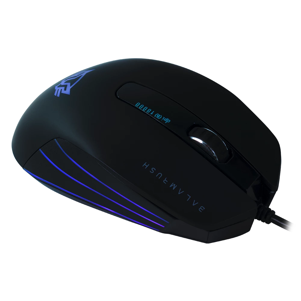 Mouse Gamer | Hunter GM990 | Alámbrico USB / 18,000 DPI's a 6 Niveles RGB / 6 Botones