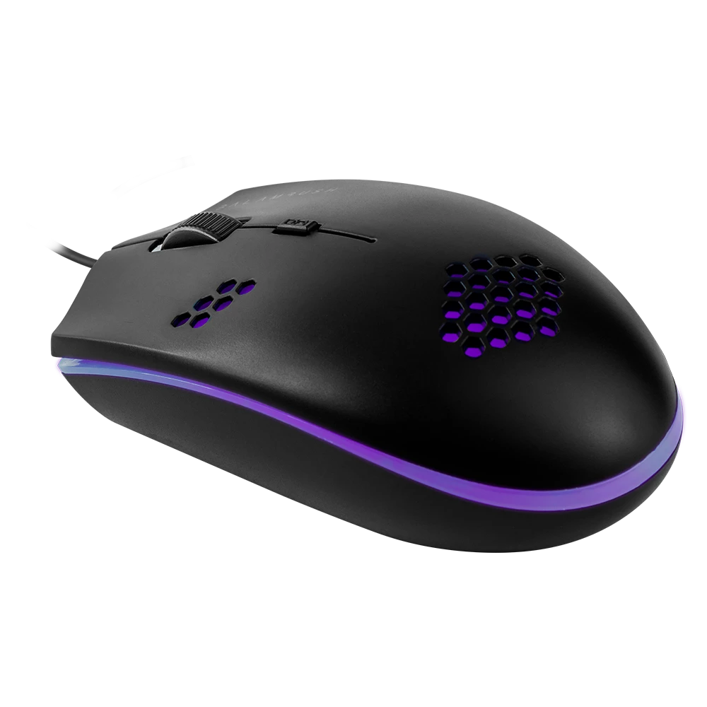Mouse Gamer | Iron GM310 | Alámbrico USB / 1,600 DPI's a 3 Niveles LED / 3 Botones
