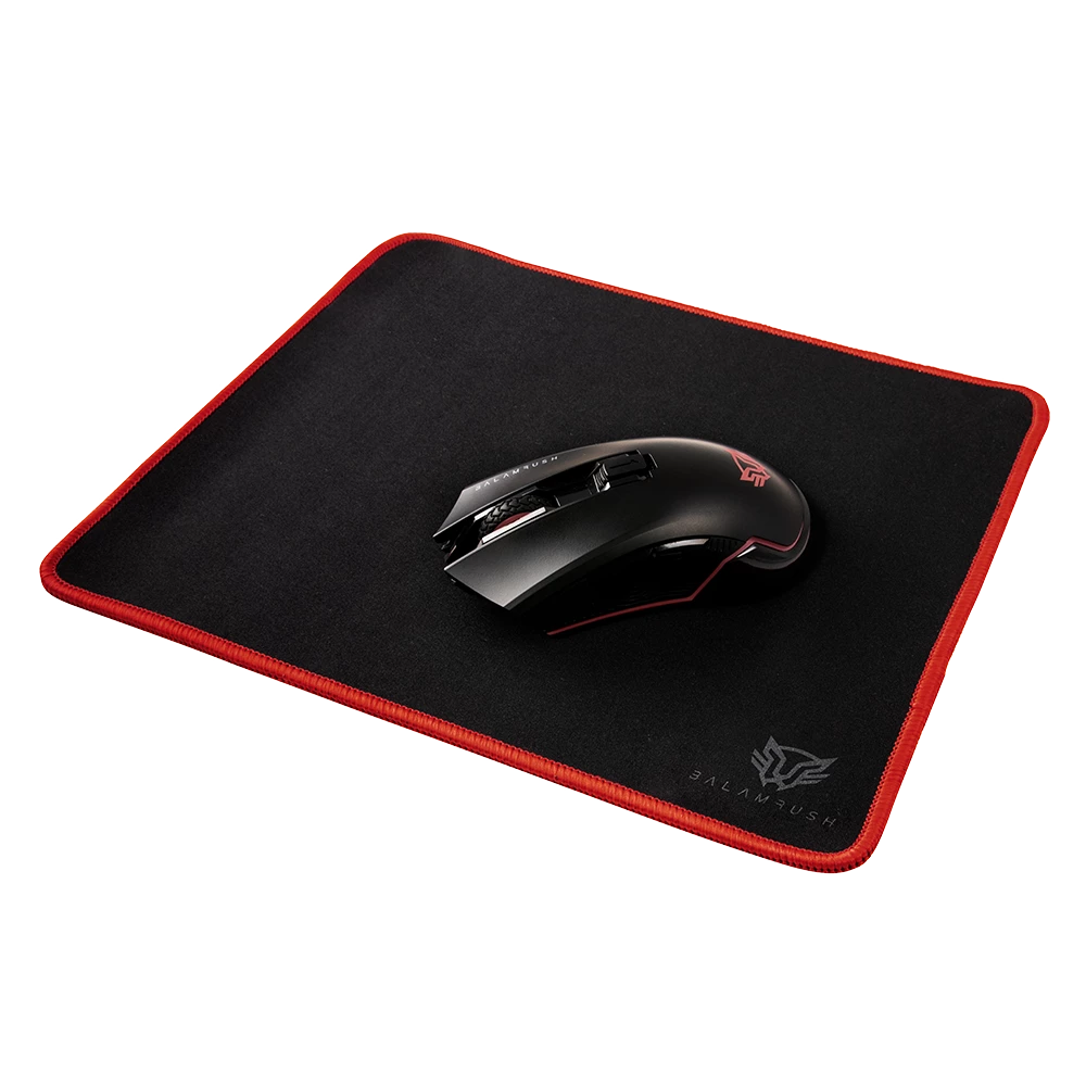 Alfombrilla Gamer | Arena MP320  | Textil 30 x 25 x 0.3 cm Negro-Rojo