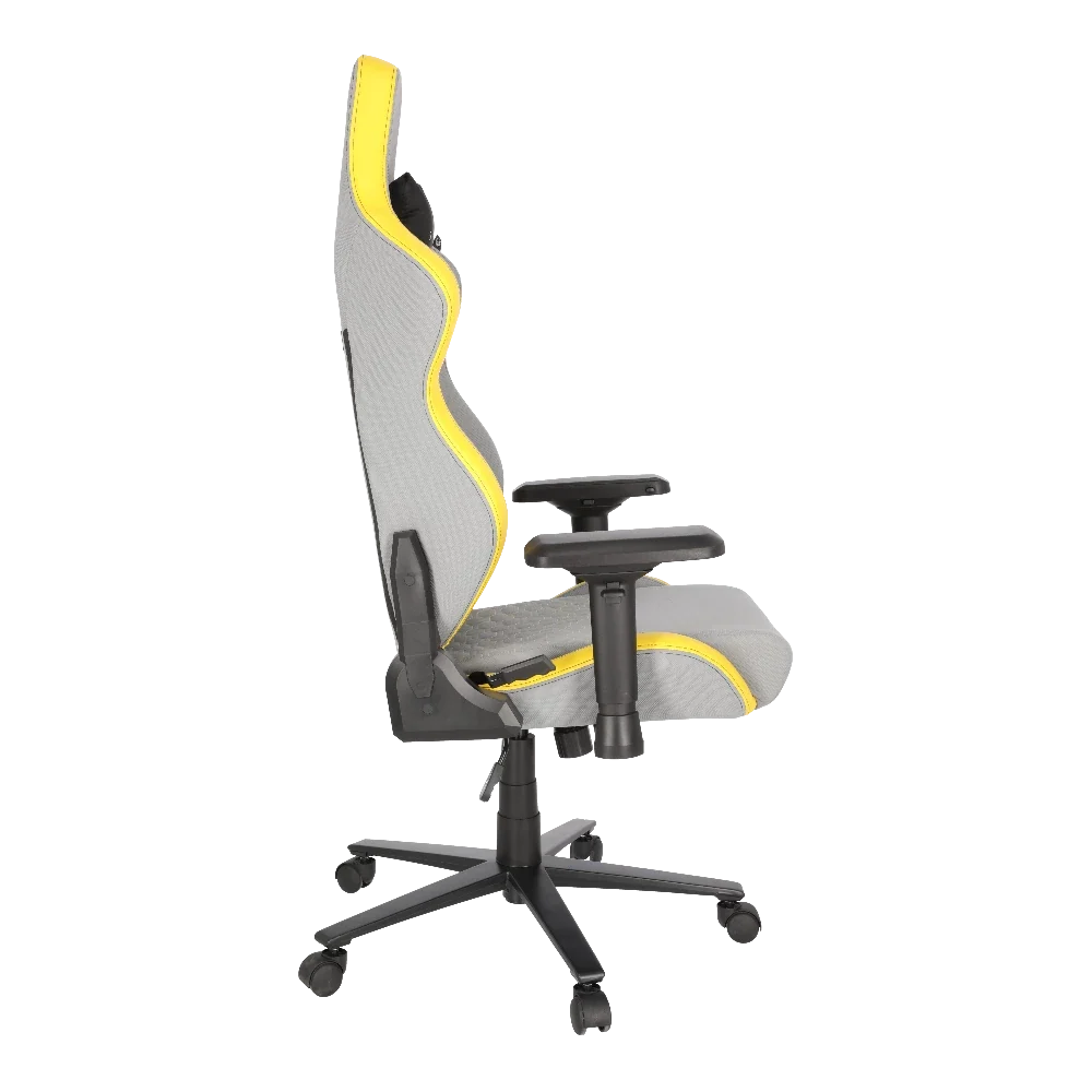 Silla Gamer Ergonómica  | Thunder Comp | Gris-Amarillo