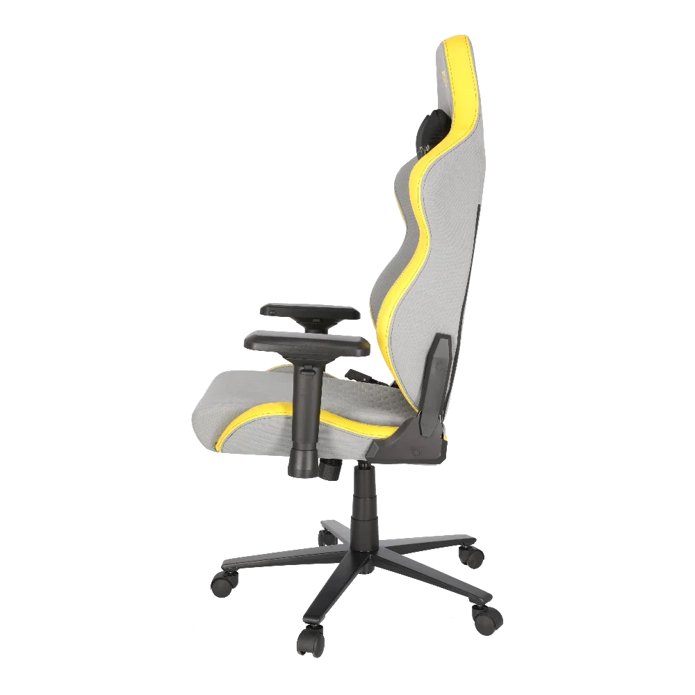 Silla Gamer Ergonómica  | Thunder Comp | Gris-Amarillo