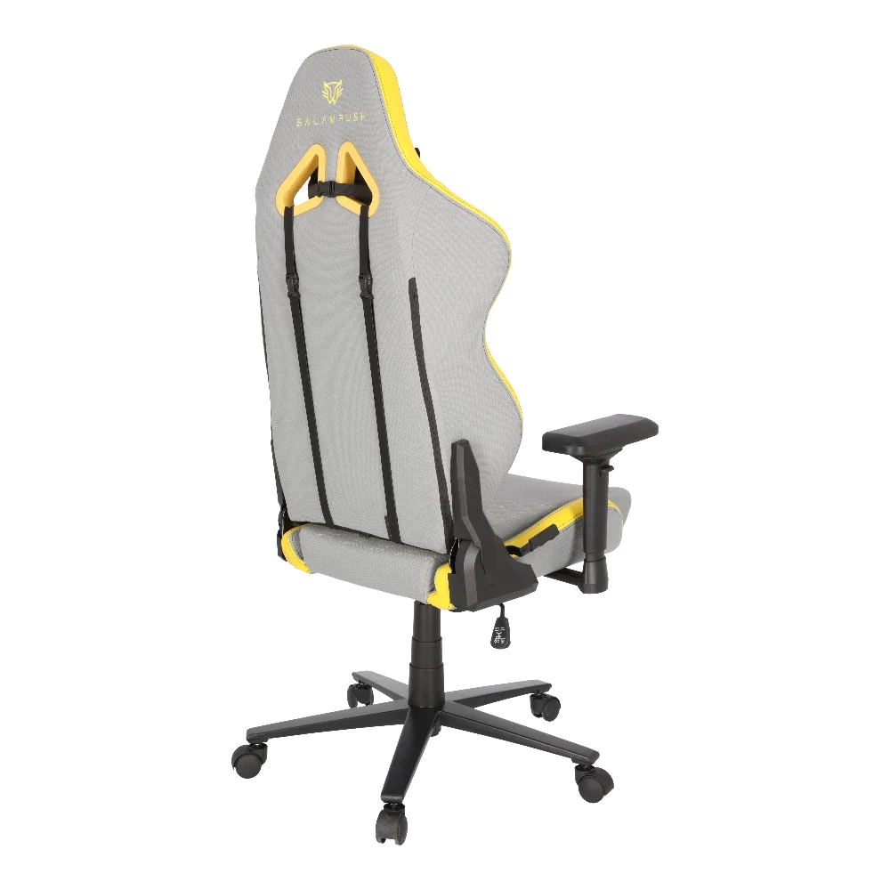 Silla Gamer Ergonómica  | Thunder Comp | Gris-Amarillo