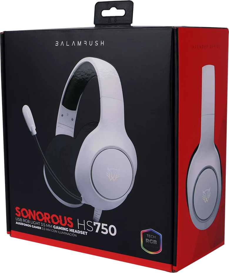 Audífonos Alámbricos Over-Ear | Sonorous HS750 | Blanco