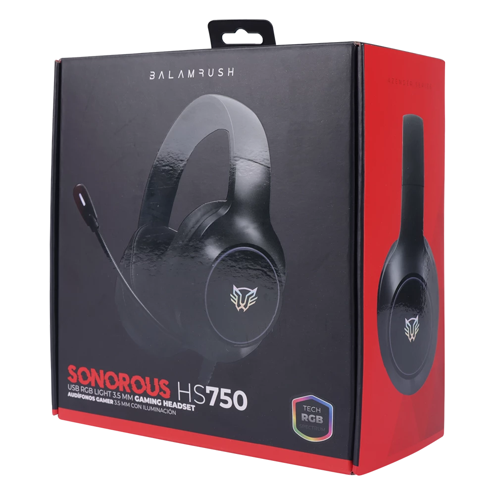 Audífonos Alámbricos Over-Ear | Sonorous HS750 | Negro
