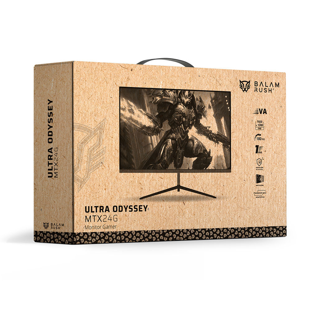 Monitor Plano de 23.8" | Ultra Odyssey MTX24G | Negro