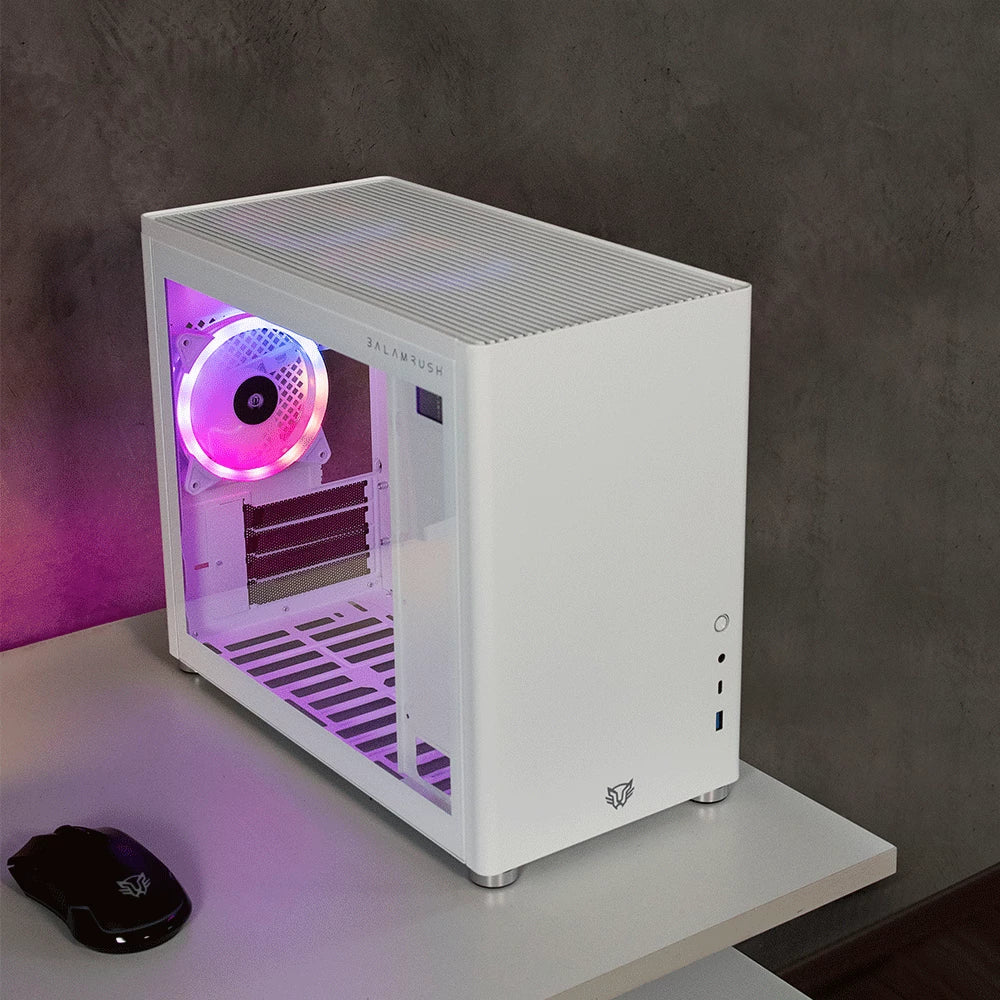 Gabinete Mini Torre | Eris Frost GI985 | Blanco