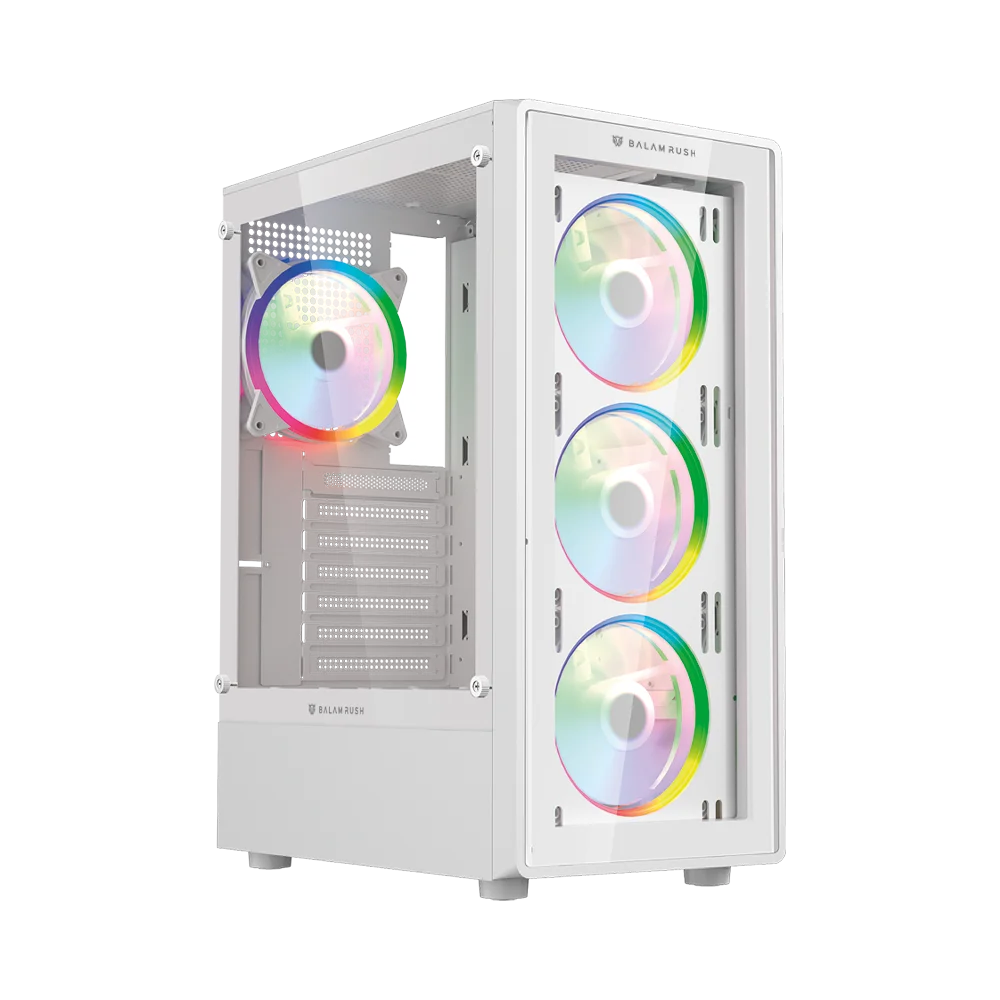 Gabinete Media Torre | Dragonfly Perform Crystal GM590CW | Blanco