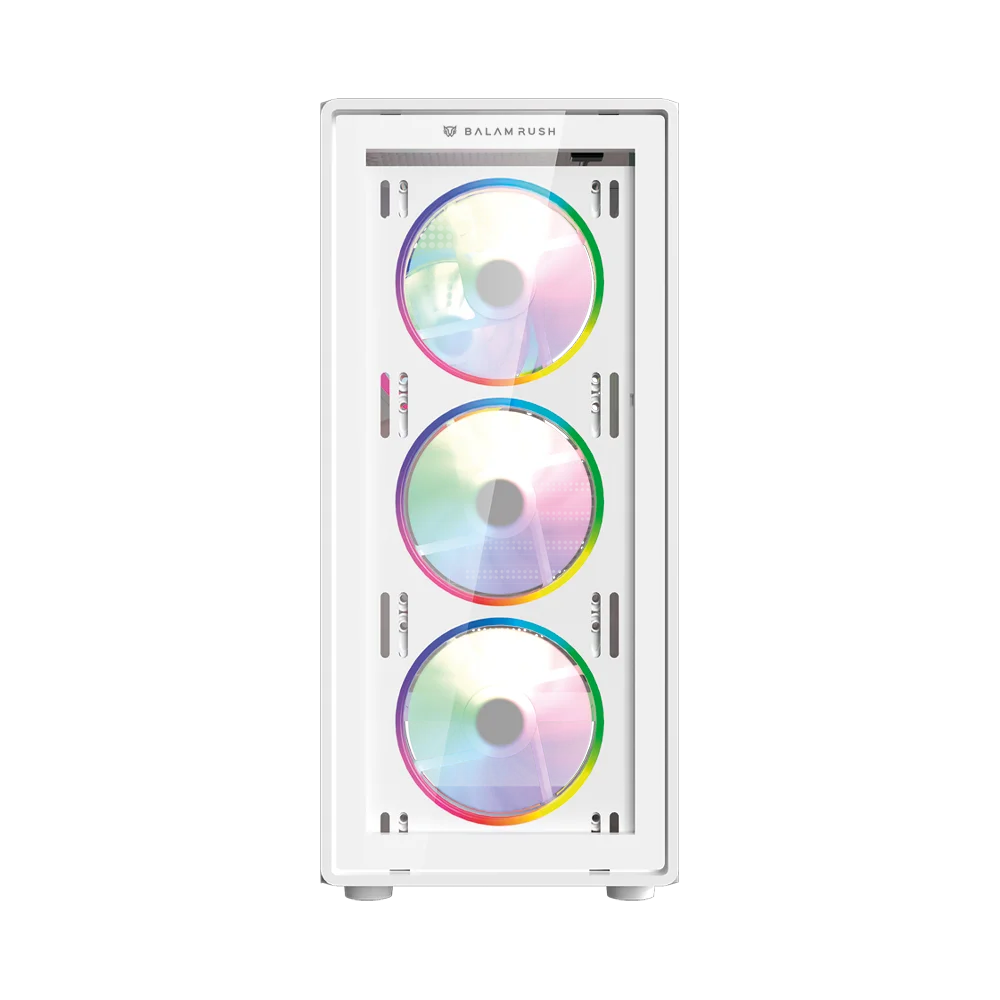 Gabinete Media Torre | Dragonfly Perform Crystal GM590CW | Blanco