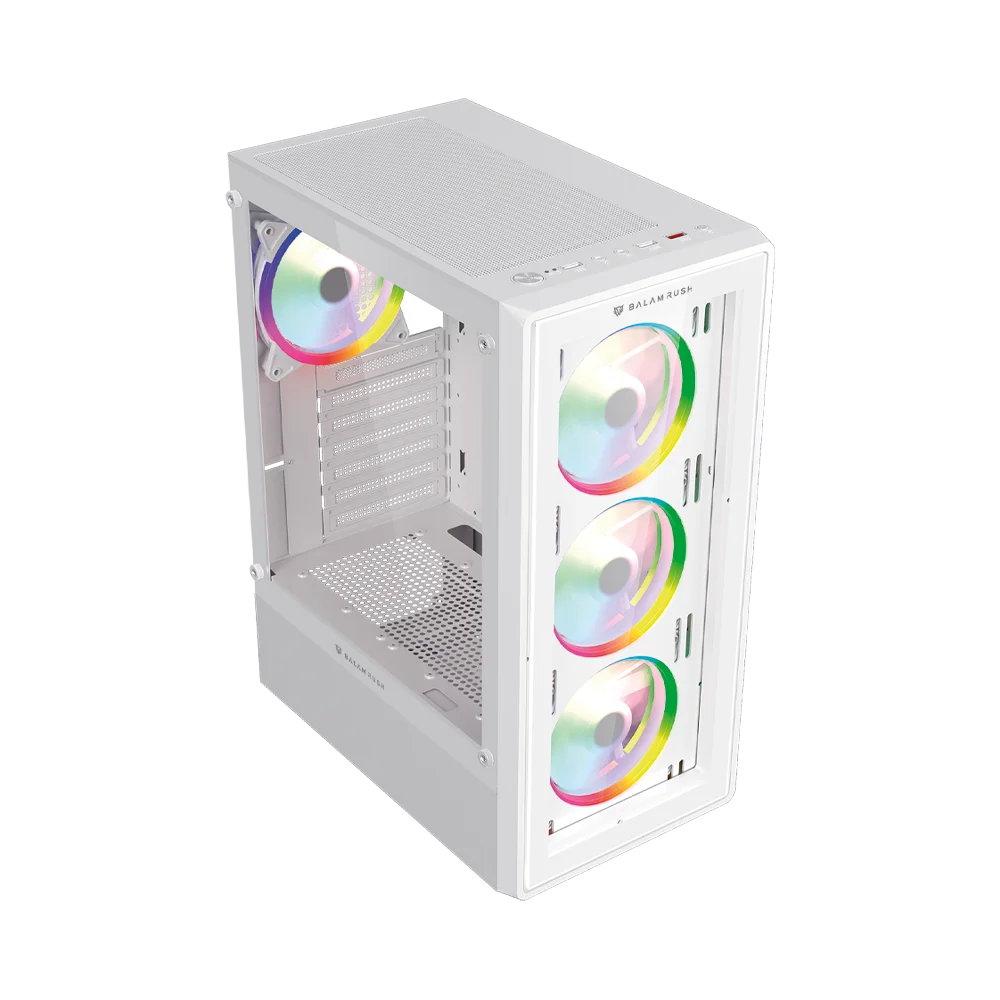 Gabinete Media Torre | Dragonfly Perform Crystal GM590CW | Blanco