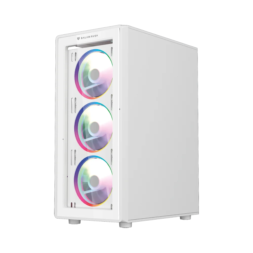 Gabinete Media Torre | Dragonfly Perform Crystal GM590CW | Blanco