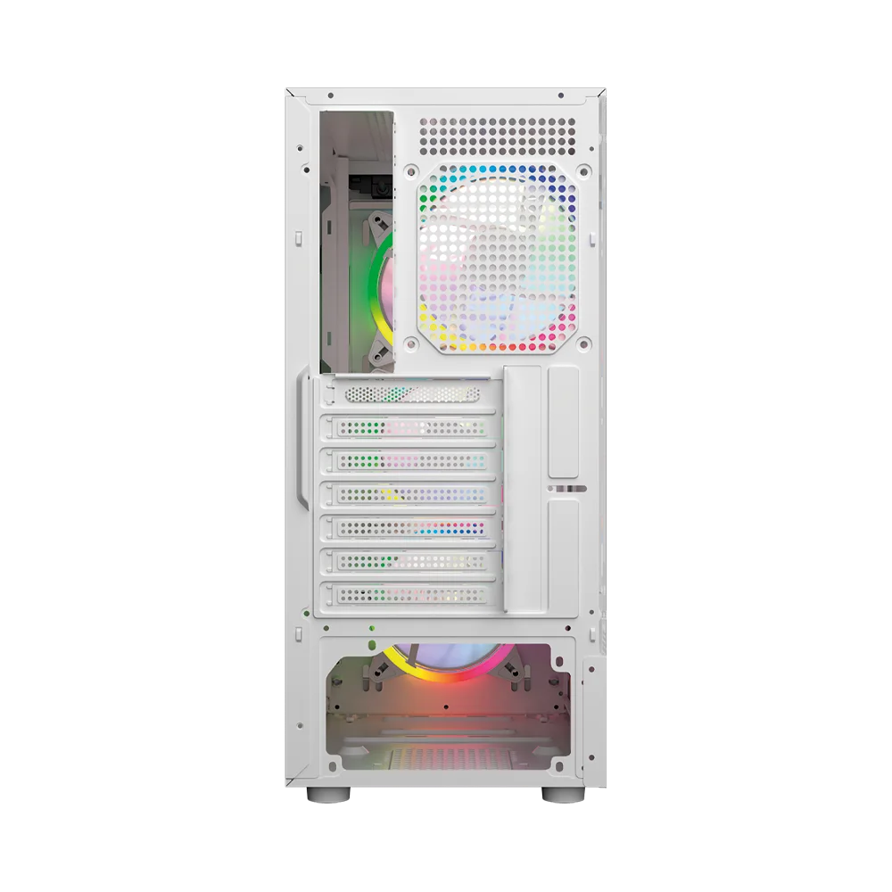 Gabinete Media Torre | Dragonfly Perform Crystal GM590CW | Blanco