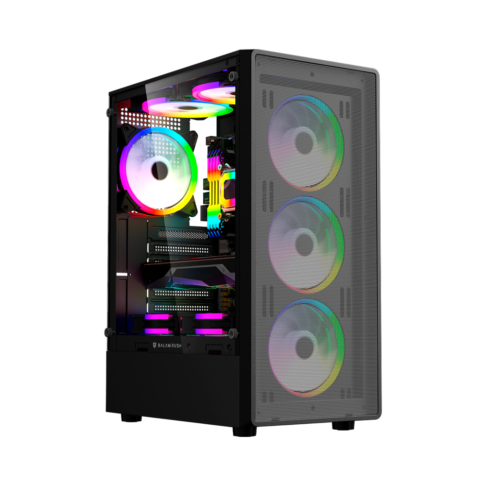 Gabinete Media Torre | Dragonfly II Mesh GM740 | Negro
