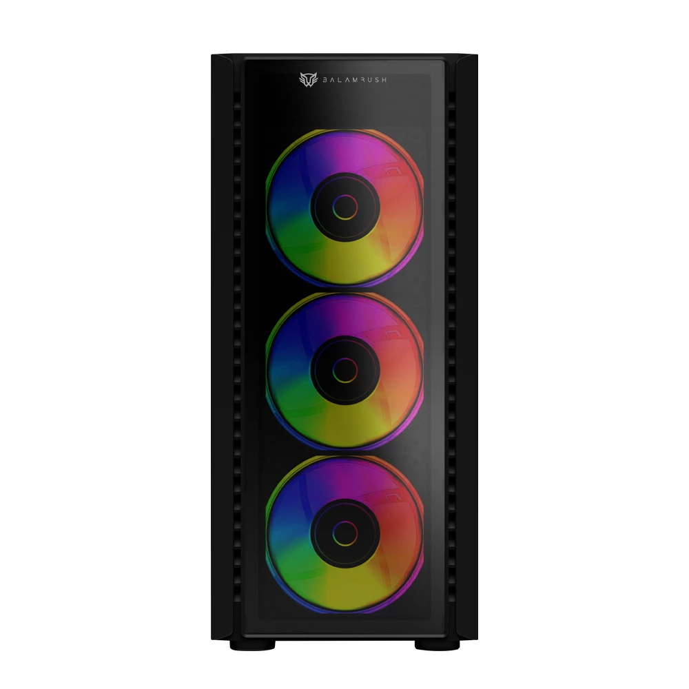 Gabinete Mini Torre | Dragonfly II Crystal GM745s | Max MB M-ATX Negro