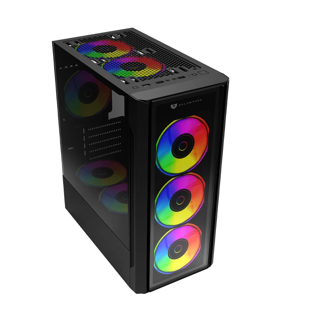 Gabinete Media Torre | Dragonfly II Crystal GM745s | Negro