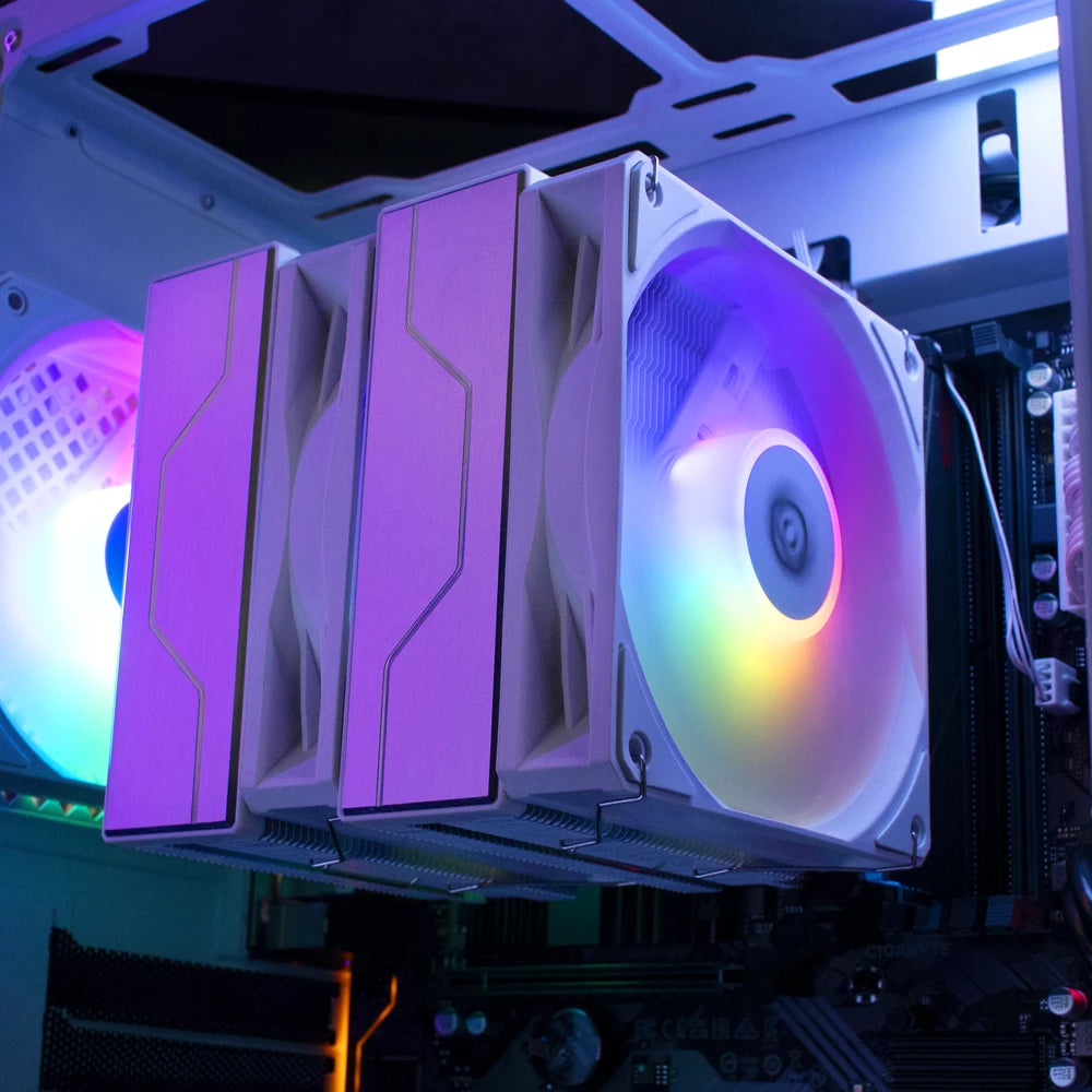 Enfriamiento de Aire para CPU |Nitrox NX70 | 6 Tubos de calor de cobre