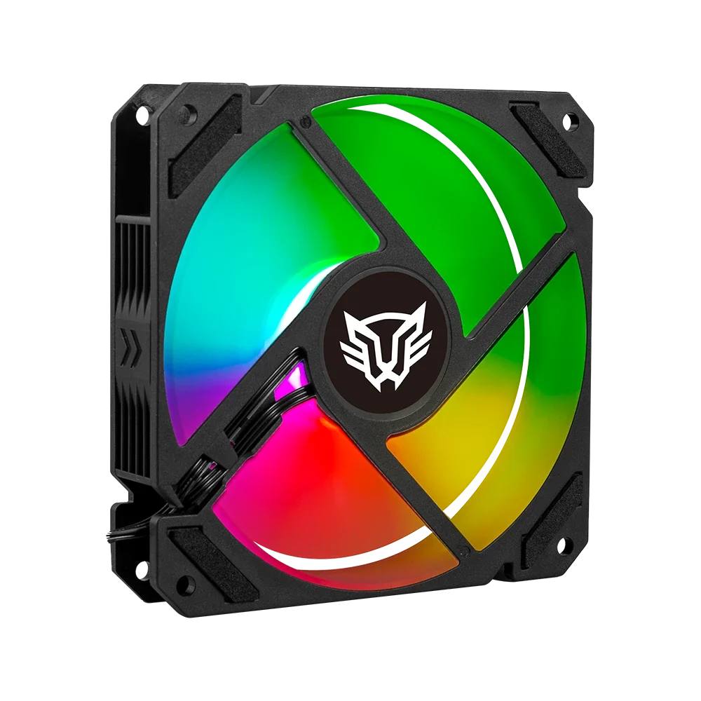 Kit de 3 Ventiladores | Eolox Blaze EX70K | Negro