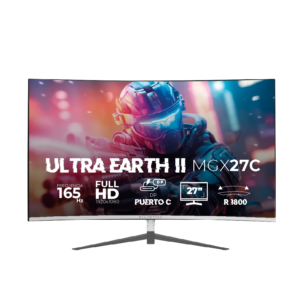 Monitor Gamer Curvo 27" Ultra Earth II MGX27C VA+ 165Hz 1ms + Full HD