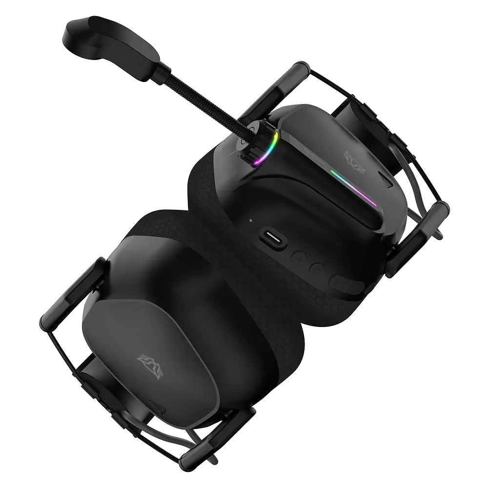 Audífonos Gamer Inalámbricos | Pilot Pro HS808 | Negro