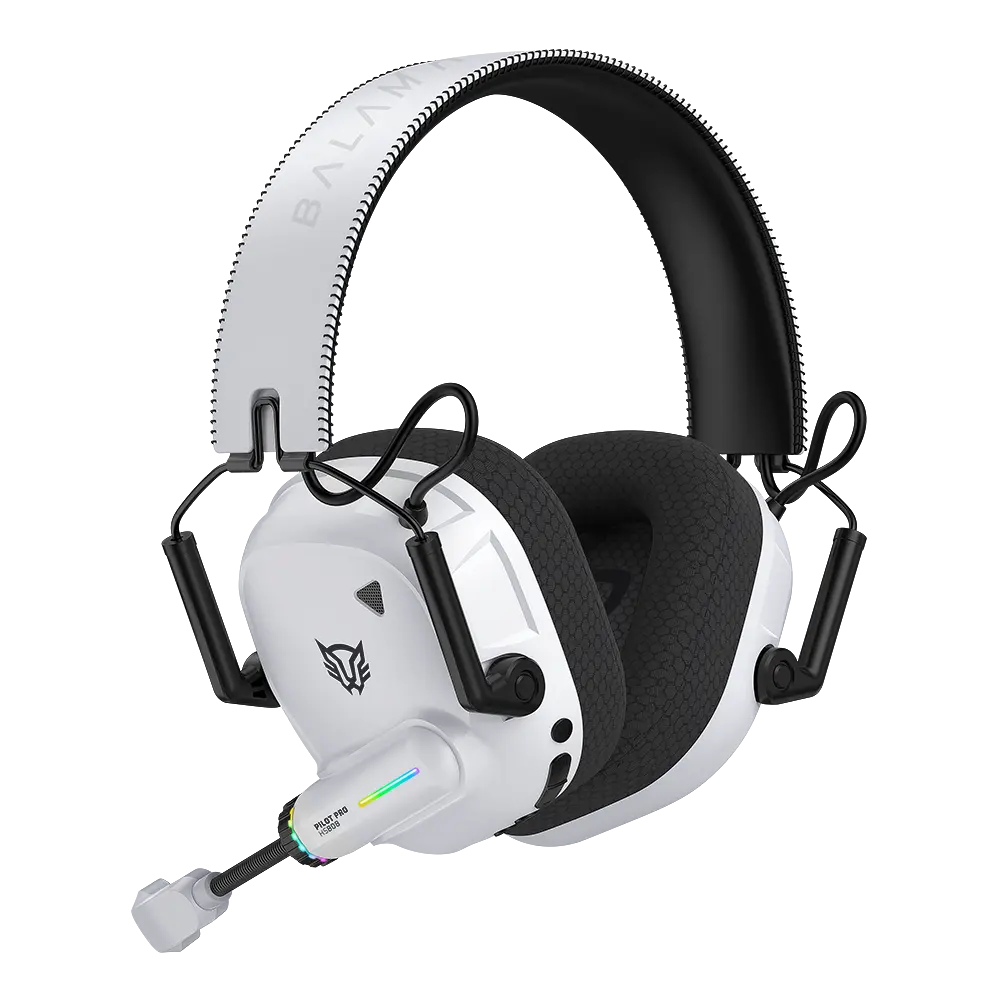 Audífonos Gamer Inalámbricos | Pilot Pro HS808 | Blanco