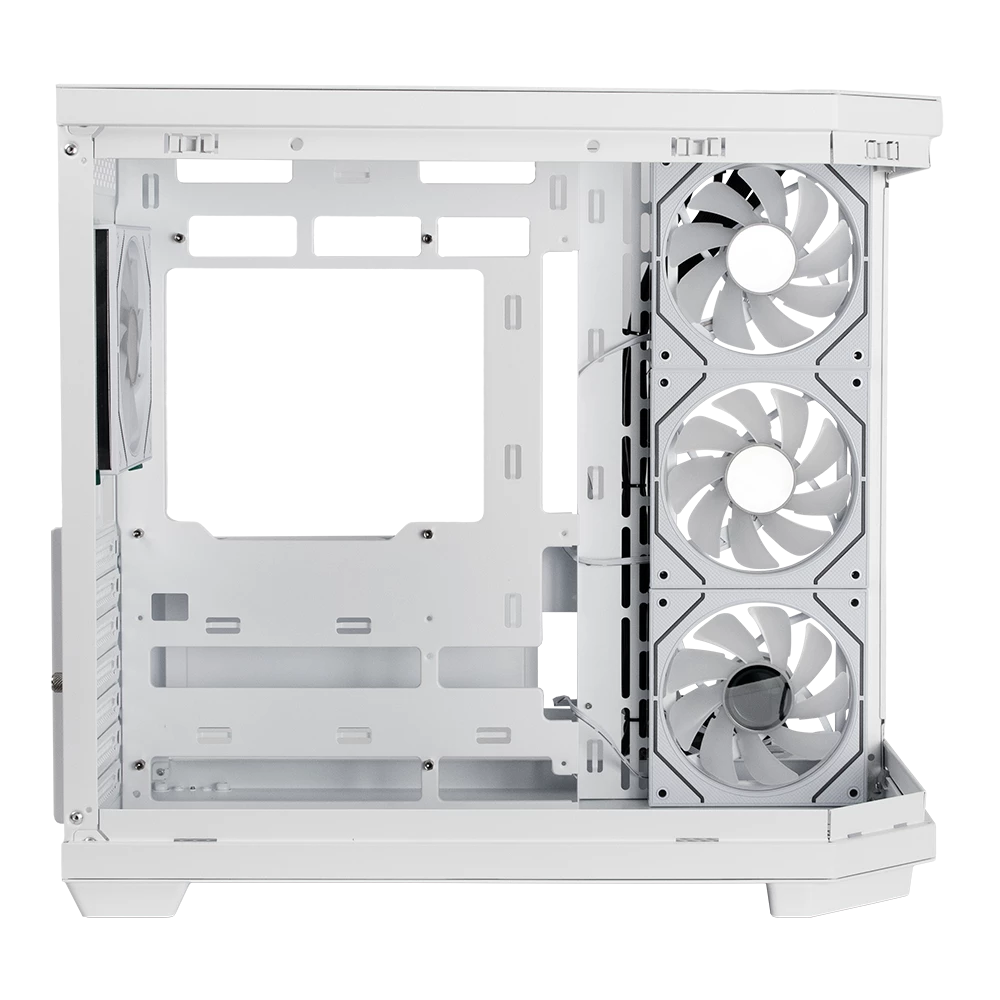 Gabinete Gamer Media Torre | Tank Master 9600 TB Max MB ATX Ultra Wide + Sin Bordes | 1xUSB C 3.1 + 1xUSB 3.0 + 1x USB 2.0 + Audio+ 4xFan ARGB | Blanco