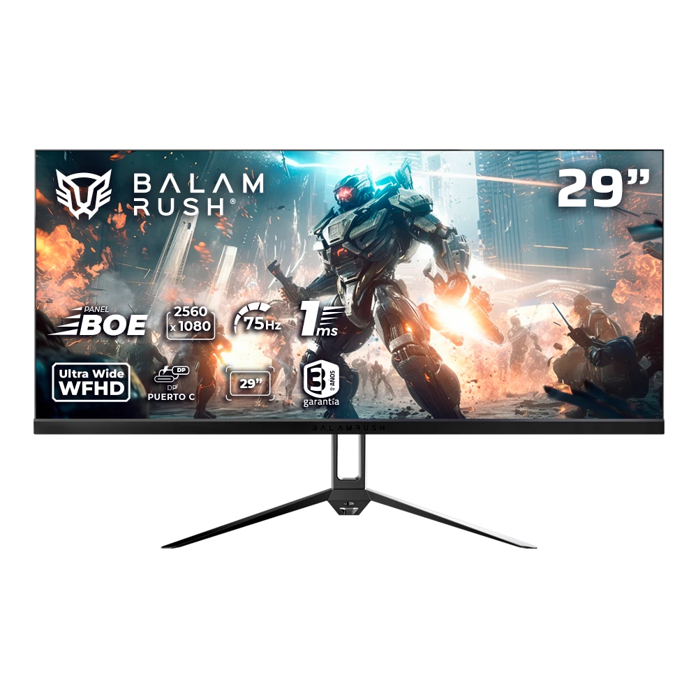 Monitor Gamer Plano 29" BOE ADS | Ultra Odyssey II Plus MGM29P | Negro