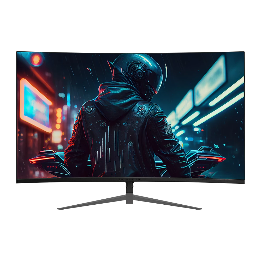 Monitor Gamer Curvo 27" | Ultra Earth II Plus MGM27C | VA + 165Hz + 1ms + Full HD 1080p | HDMI + DP + TYPE-C 15W + 3.5mm + VESA 100 x 100 mm | Negro