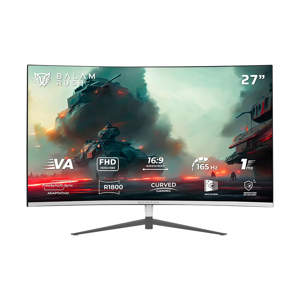 Monitor Gamer Curvo 27" VA | Ultra Earth II Plus MGM27C | Blanco