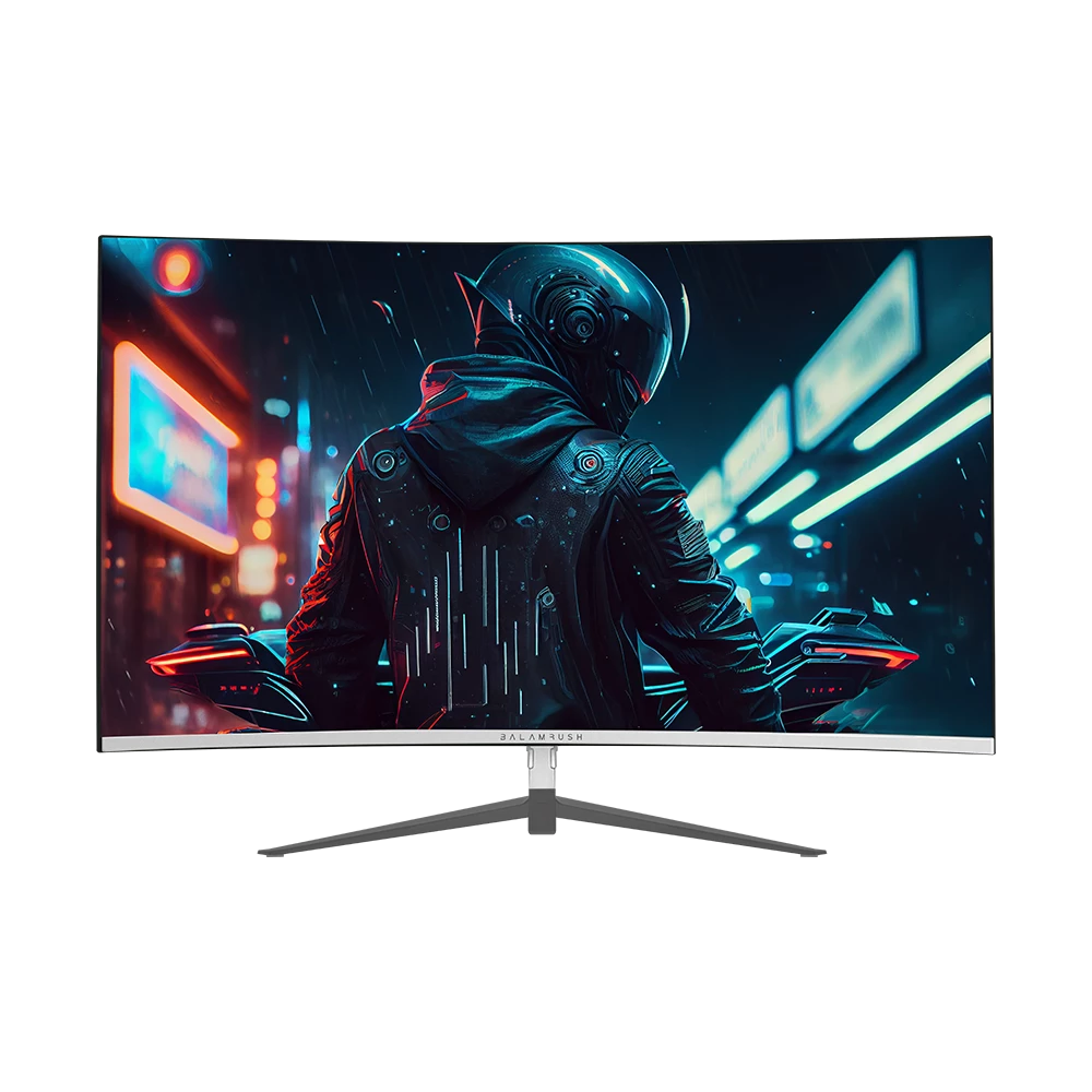 Monitor Gamer Curvo 27" | Ultra Earth II Plus MGM27C | VA + 165Hz + 1ms + Full HD 1080p | HDMI + DP + TYPE-C 15W + 3.5mm + VESA 100 x 100 mm | Blanco