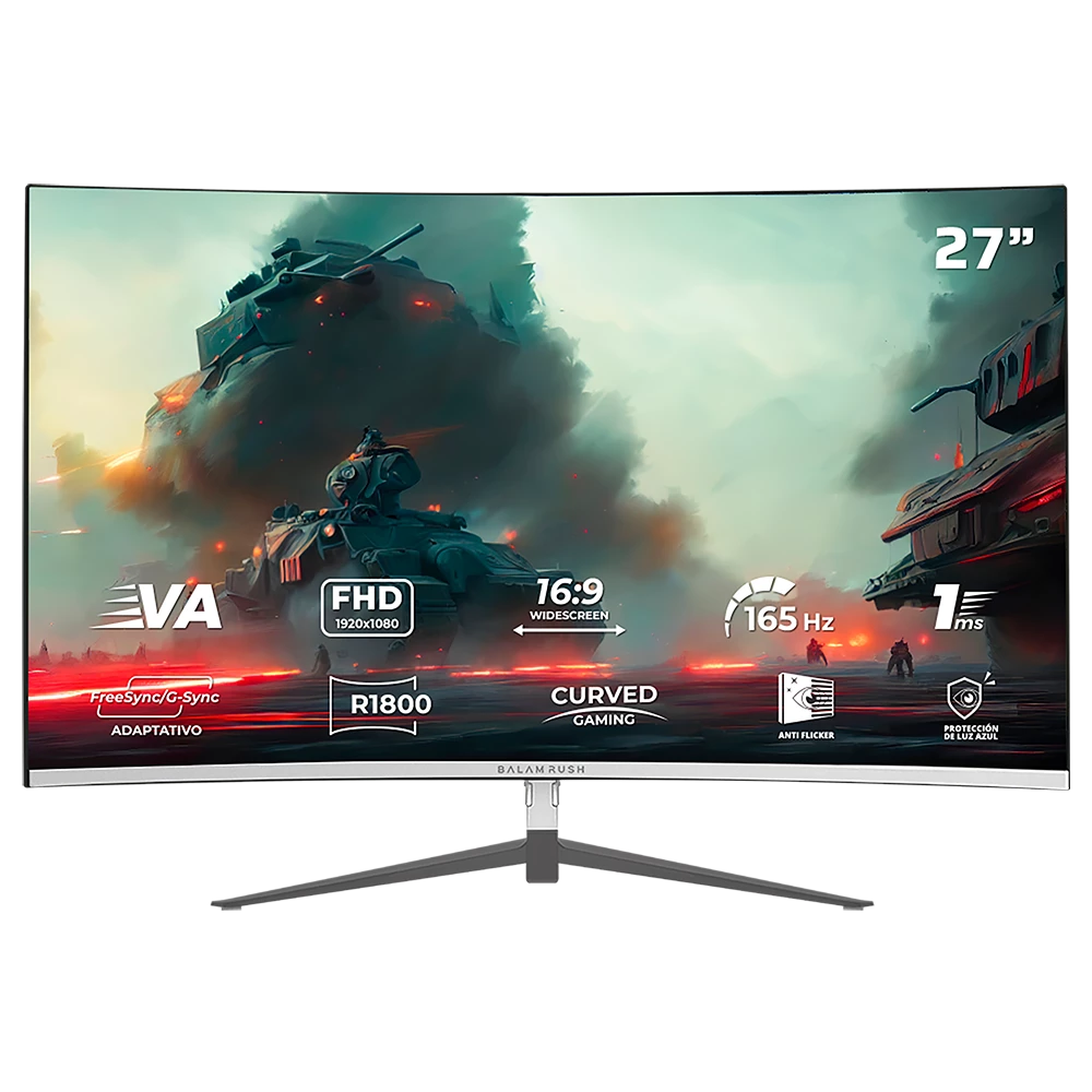Monitor Gamer Curvo 27" VA | Ultra Earth II Plus MGM27C | Blanco
