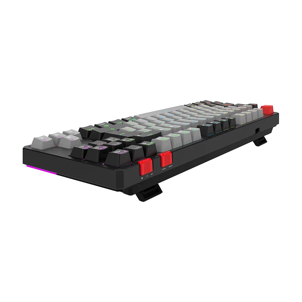 Teclado Multidispositivo Mecánico | Level Pro GK990 | Gris-Negro