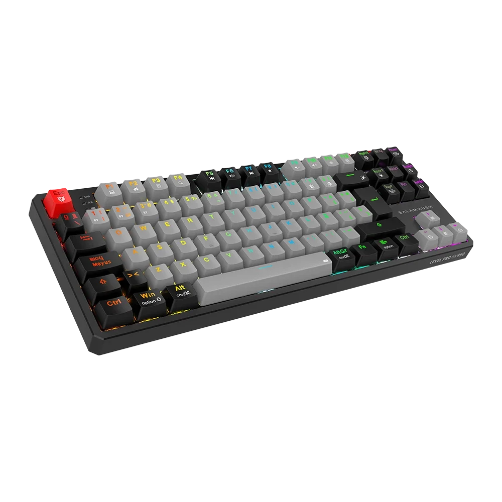 Combo Audífonos | Mouse | Teclado | Mousepad Pro Blanco 2 | Negro