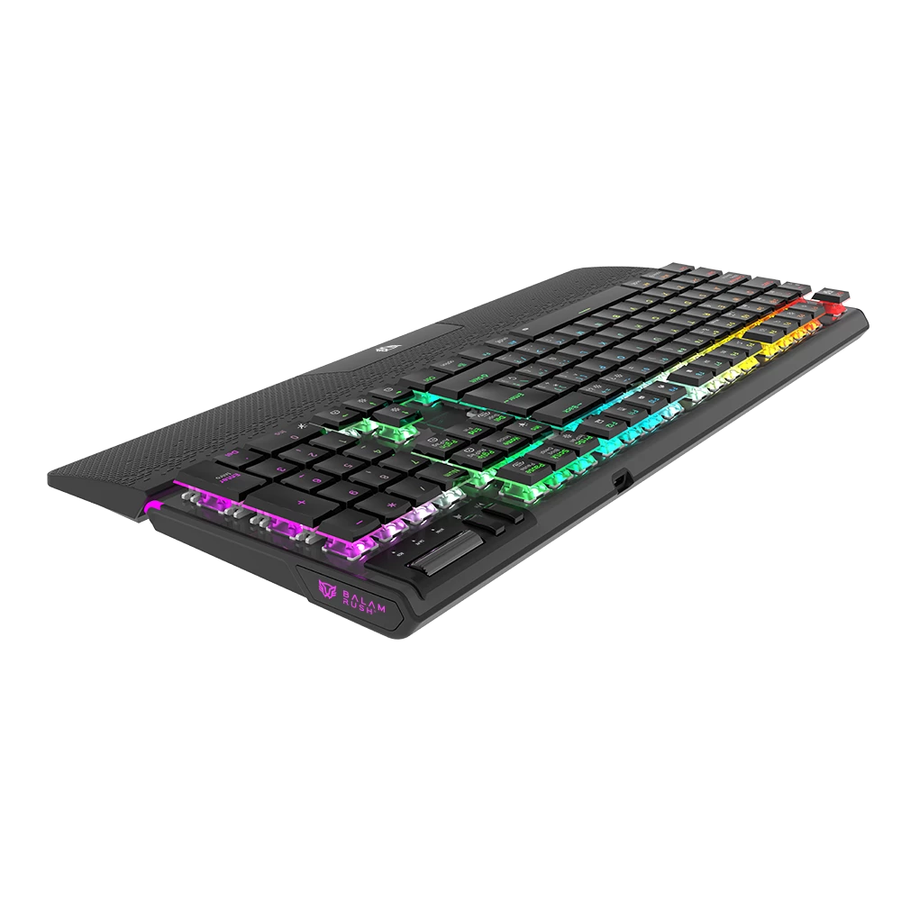 Teclado Gamer Mecánico Multidispositivo | Dominate Expert GK979I | 2.4 MHz  2 modos Bluetooth | 100%  Estructura Aluminio Premium  Perilla y Botones Multimedia | Switch Rojo Intercambiables  RGB Dinámico | Recargable | Legend | Negro