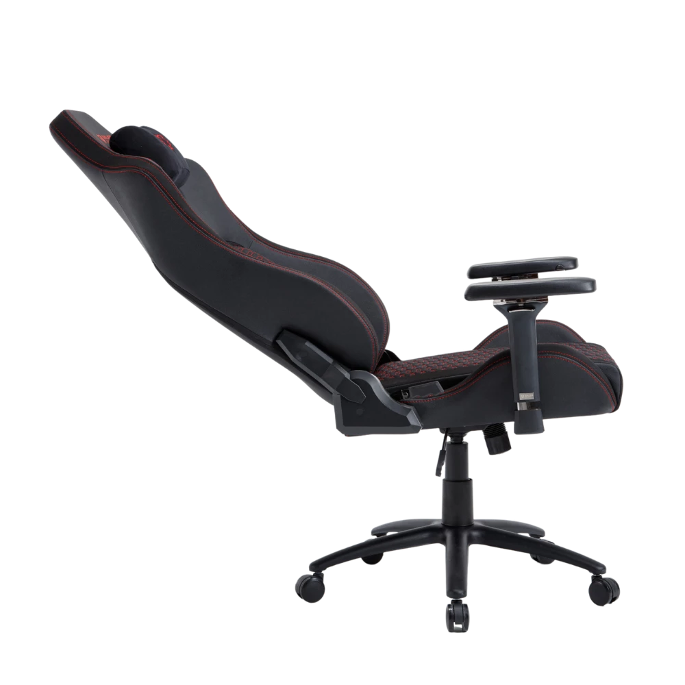 Silla Gamer | Ultimate Superb U7 | PU+ Alcántara+ Espuma Moldeada | Pistón Clase 4 + Soporta hasta 150 Kg + Mecanismo Mariposa + Inclinación 135° + Tamaño XL | Reposabrazos 4D + Cojín Lumbar + Cojín Cervical | Legend | Negro