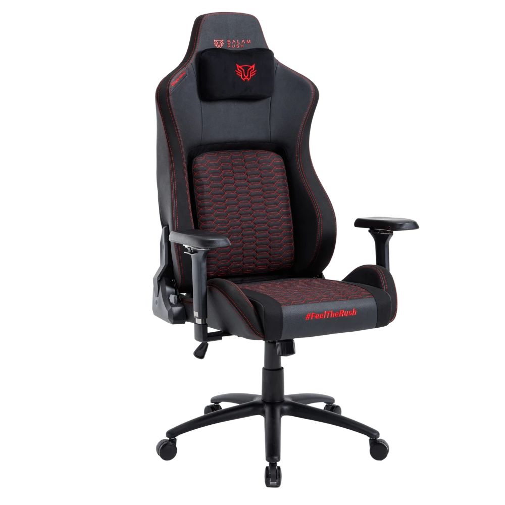 Silla Gamer | Ultimate Superb U7 | PU+ Alcántara+ Espuma Moldeada | Pistón Clase 4 + Soporta hasta 150 Kg + Mecanismo Mariposa + Inclinación 135° + Tamaño XL | Reposabrazos 4D + Cojín Lumbar + Cojín Cervical | Legend | Negro