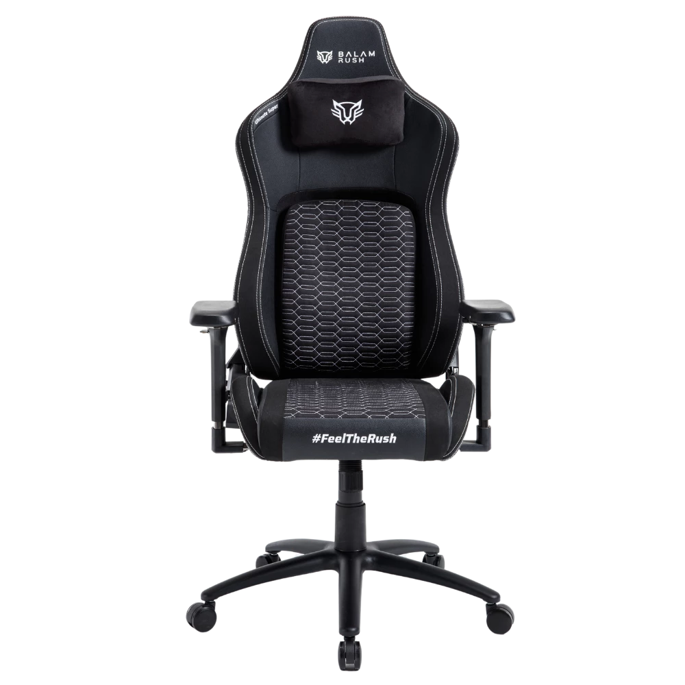 Silla Gamer Ultimate | Super U5 | PU+ Alcántara+ Espuma Moldeada | Pistón Clase 4 + Soporta hasta 150 Kg + Mecanismo Mariposa + Inclinación 135° + Tamaño L | Reposabrazos 4D + Cojín Lumbar + Cojín Cervical | Legend | Negro