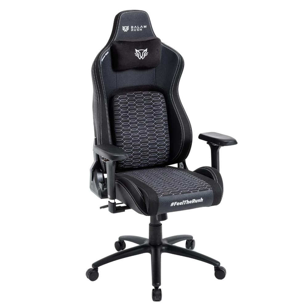 Silla Gamer Ultimate | Super U5 | PU+ Alcántara+ Espuma Moldeada | Pistón Clase 4 + Soporta hasta 150 Kg + Mecanismo Mariposa + Inclinación 135° + Tamaño L | Reposabrazos 4D + Cojín Lumbar + Cojín Cervical | Legend | Negro