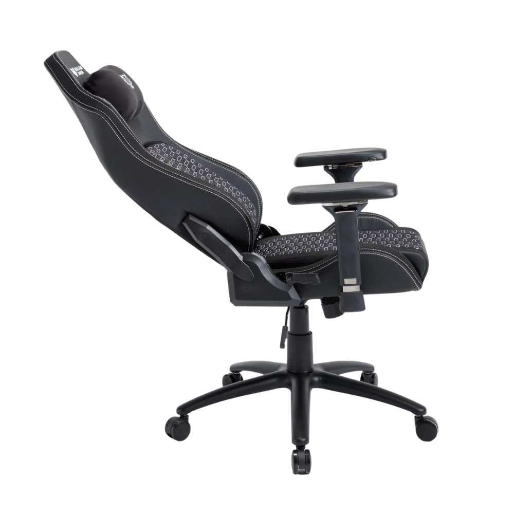 Silla Gamer | Ultimate Max U3 | PU+ Alcántara+ Espuma Moldeada | Pistón Clase 4 + Soporta hasta 150 Kg + Mecanismo Mariposa + Inclinación 135° + Tamaño M | Reposabrazos 4D + Cojín Lumbar + Cojín Cervical | Legend | Negro