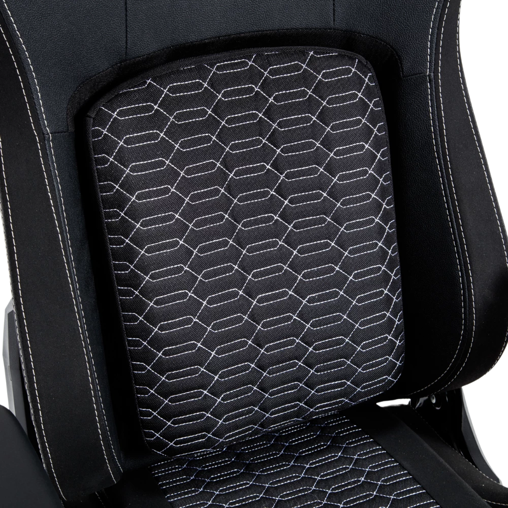 Silla Gamer | Ultimate Max U3 | PU+ Alcántara+ Espuma Moldeada | Pistón Clase 4 + Soporta hasta 150 Kg + Mecanismo Mariposa + Inclinación 135° + Tamaño M | Reposabrazos 4D + Cojín Lumbar + Cojín Cervical | Legend | Negro