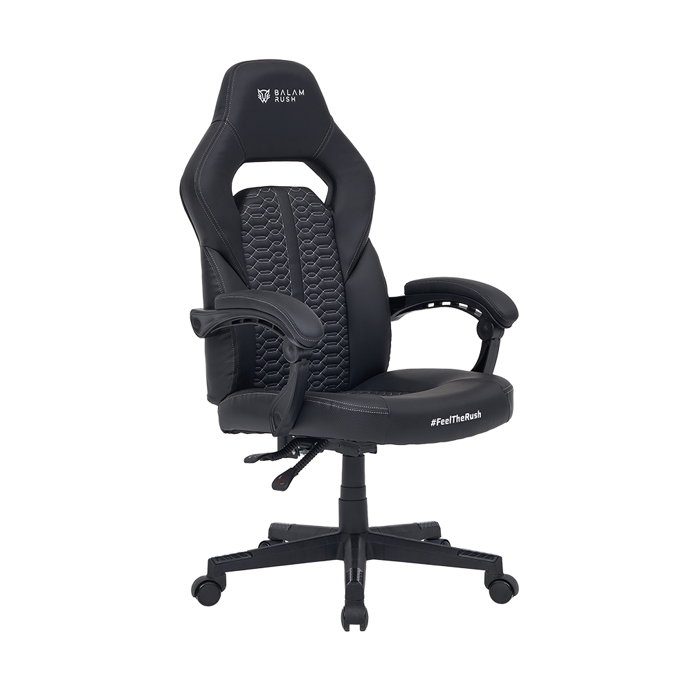 Silla Gamer | Force Super Z5 | PVC + Espuma Moldeada + Nylon | Pistón Clase 4 + Soporta hasta 150 kg + Mecanismo Mecánico + Inclinación 180° | Reposabrazos 2D + Cojín Lumbar + Cojín Cervical | Azender | Negro