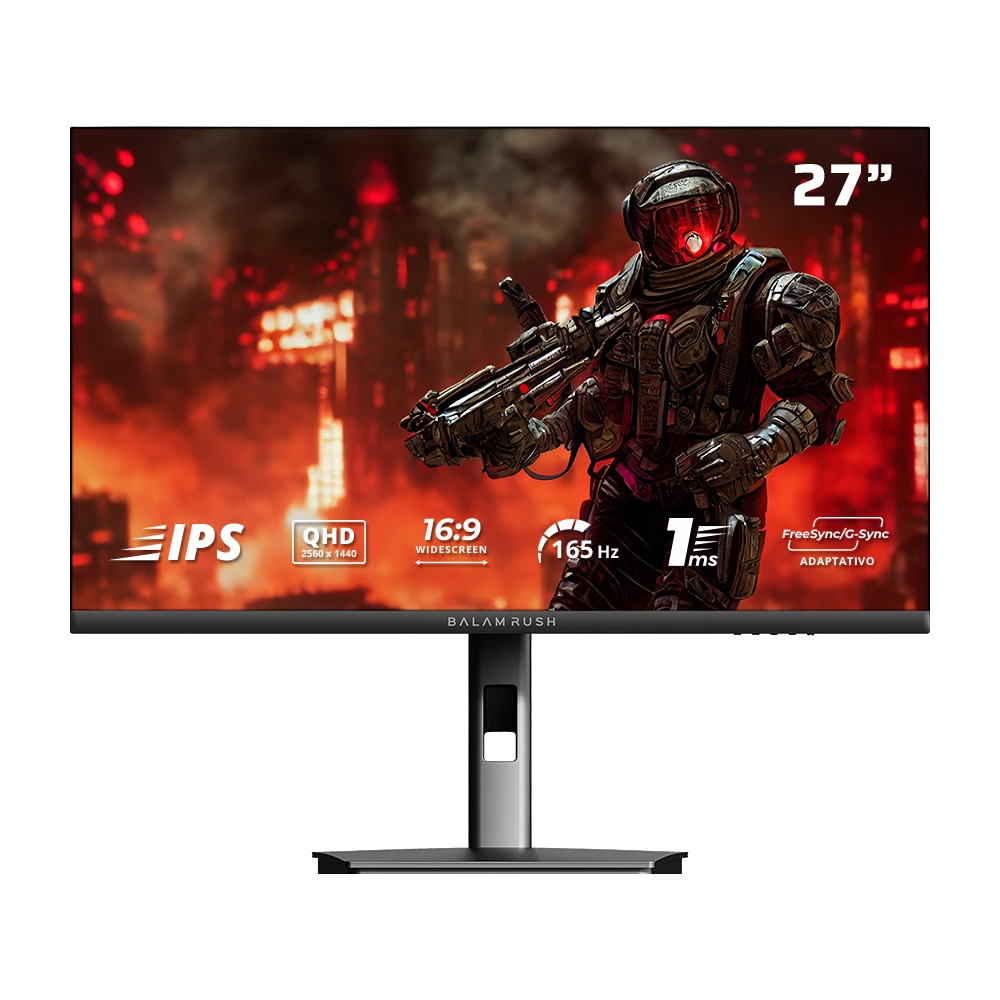 Monitor Plano 27" QHD IPS | Ultra Explorer MXT27P | Negro