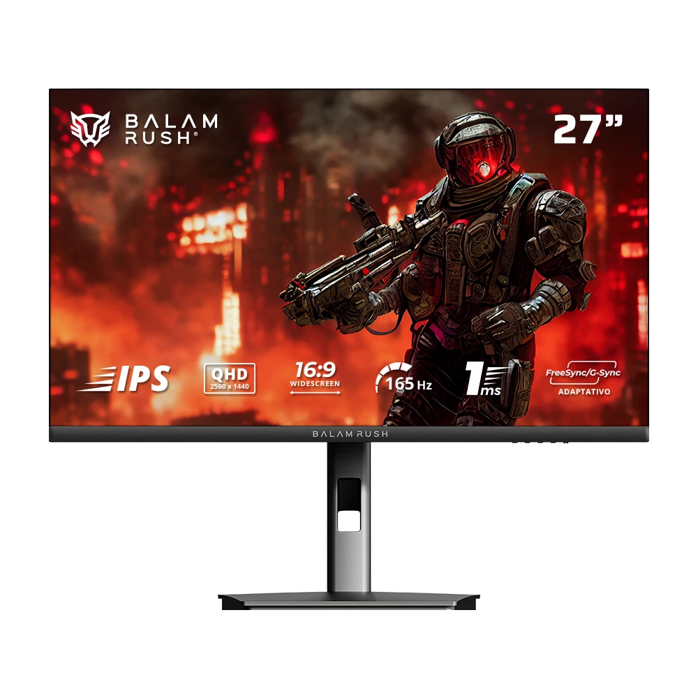 Monitor Plano 27" QHD IPS | Ultra Explorer MXT27P | Negro